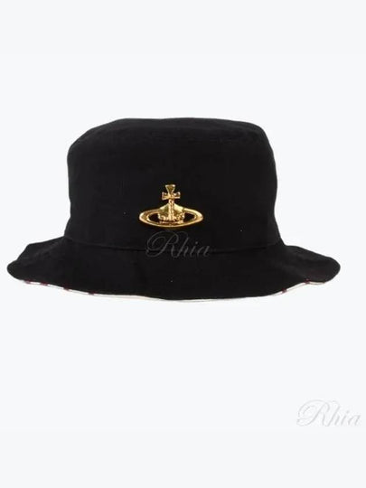 ORB Metal Bucket Hat Black - VIVIENNE WESTWOOD - BALAAN 2