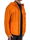 Crinkle Reps Hooded Jacket Orange - STONE ISLAND - BALAAN 3