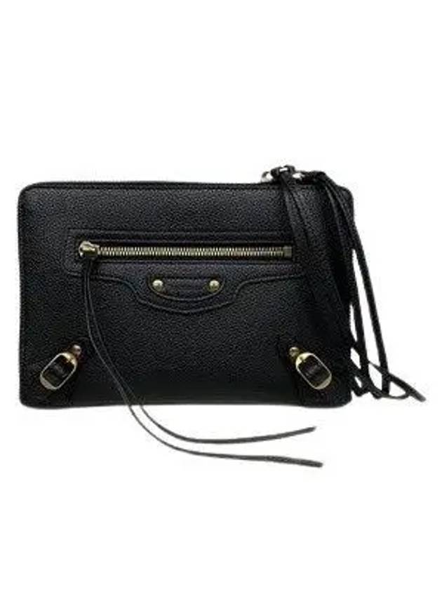 Neo Classic Shoulder Strap Clutch Bag Black - BALENCIAGA - BALAAN 2