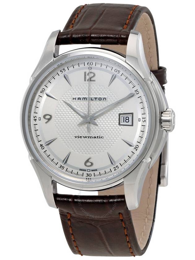 Jazzmaster Viewmatic Leather Watch White - HAMILTON - BALAAN 2