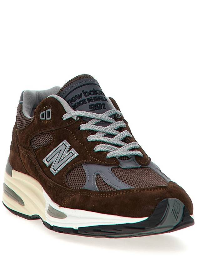 991V2 Low-Top Sneakers Brown - NEW BALANCE - BALAAN 3