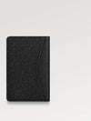 Pocket Organizer Taiga Leather Card Wallet Black - LOUIS VUITTON - BALAAN 4