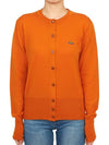 Bea Logo Wool Cardigan Orange - VIVIENNE WESTWOOD - BALAAN 2