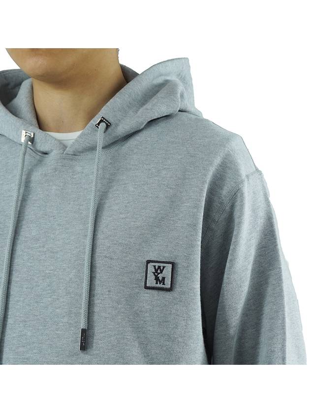 Back logo cotton hood gray - WOOYOUNGMI - BALAAN 9