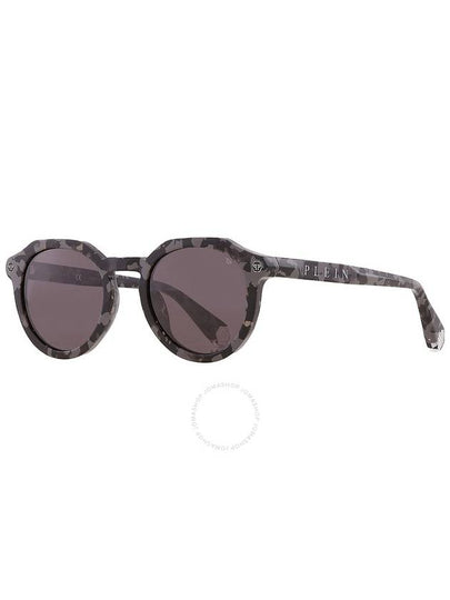 Philipp Plein Grey Oval Men's Sunglasses SPP002M 721Y 51 - PHILIPP PLEIN - BALAAN 2