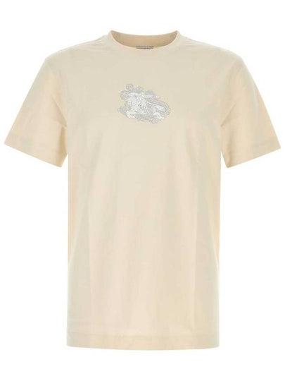 Paisley EKD Cotton Short Sleeve T-Shirt Tundra - BURBERRY - BALAAN 2