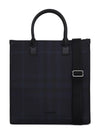 Slim Vertical Denny Tote Bag Navy - BURBERRY - BALAAN 2