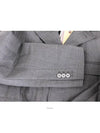 Super 120s Down Chesterfield Single Coat Grey - THOM BROWNE - BALAAN 8