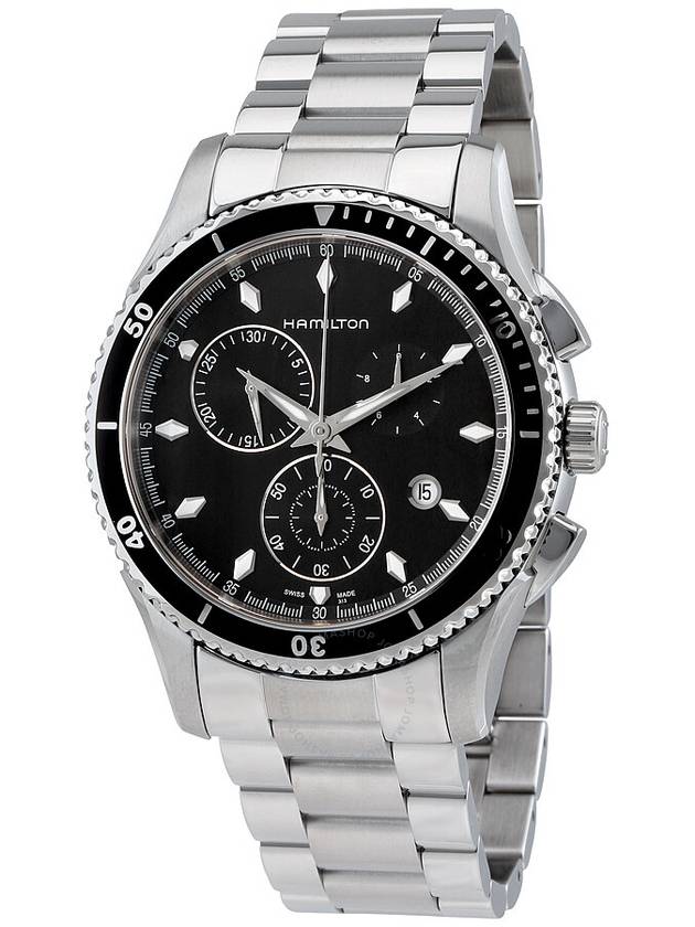 Men's Jazzmaster Seaview Chrono Quartz Watch Silver - HAMILTON - BALAAN 2