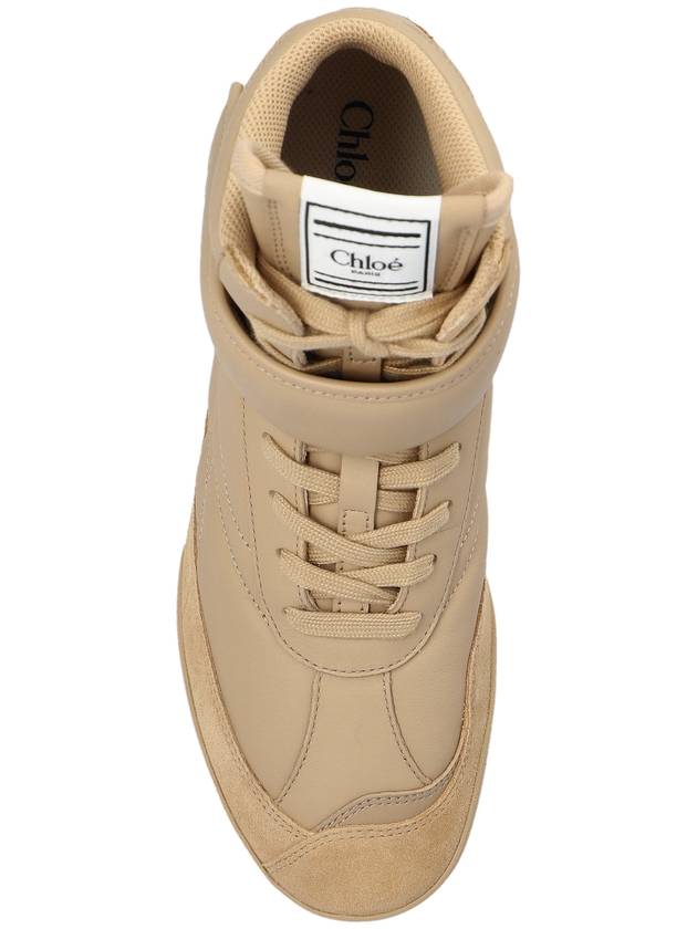 Chloé Kick High-top Sneakers, Women's, Beige - CHLOE - BALAAN 6