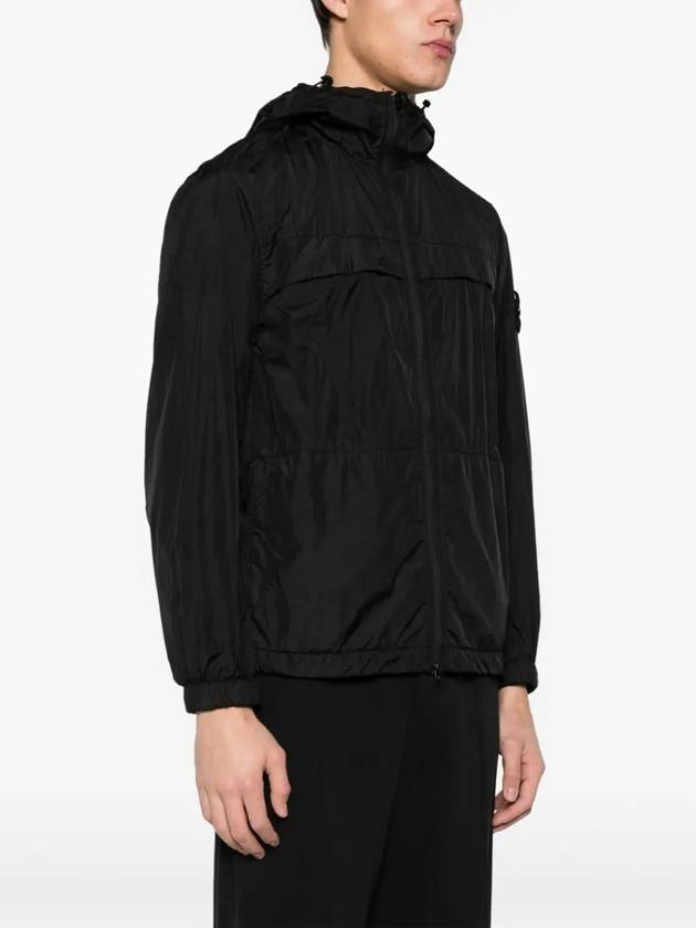 Garment Dyed Crinkle Reps R-Nylon Jacket Black - STONE ISLAND - BALAAN 5