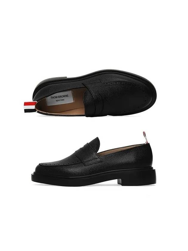 Lightweight Sole Penny Loafer Black - THOM BROWNE - BALAAN 2