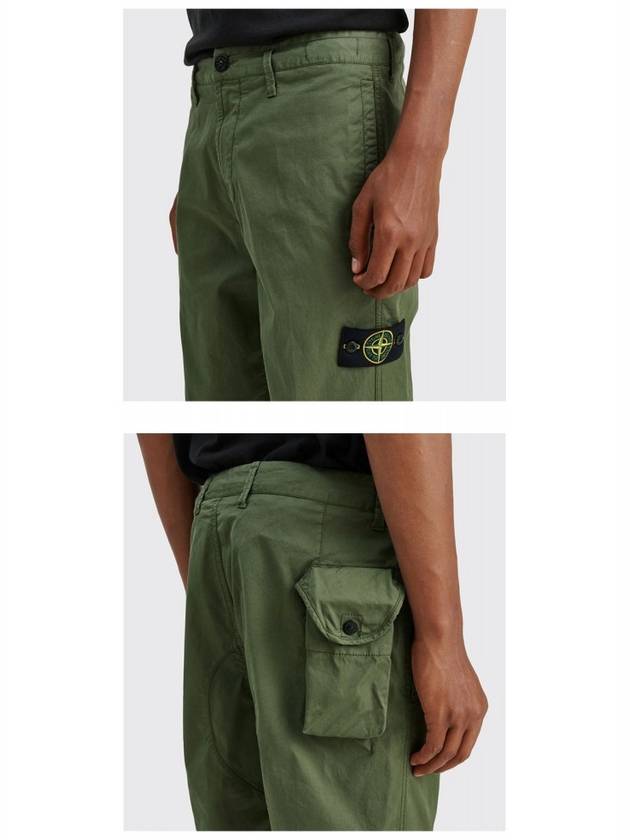 21FW 751530310 V0055 Wafan Patch Back Pocket Cargo Pants Khaki Men’s Pants TLS - STONE ISLAND - BALAAN 5