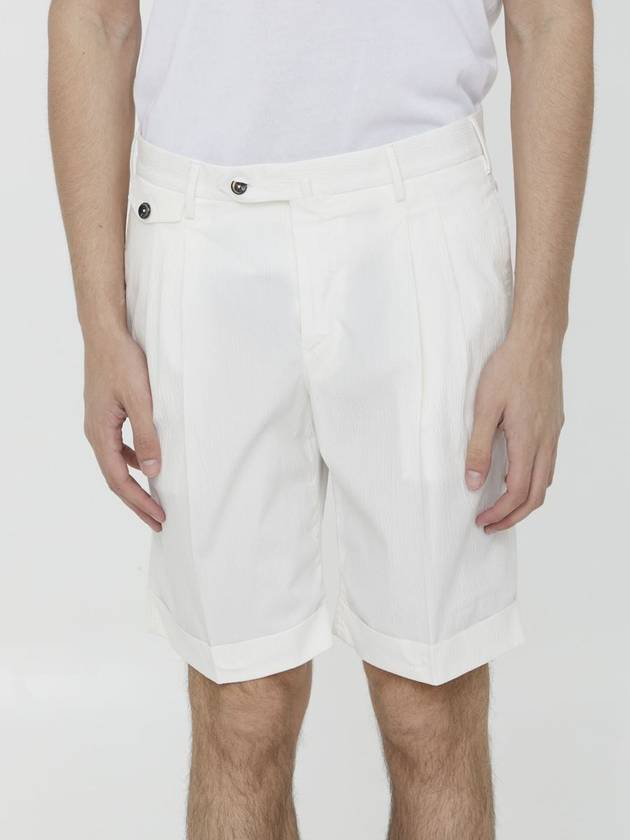 Seersucker Bermuda Shorts - PT TORINO - BALAAN 1