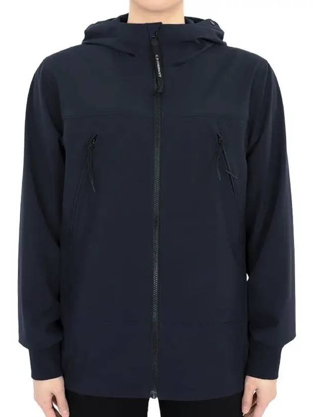 Shell-R Goggles Hooded Jacket Navy - CP COMPANY - BALAAN 3