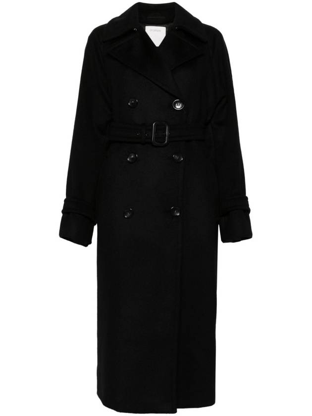 SportMax  Coats Black - MAX MARA SPORTMAX - BALAAN 1