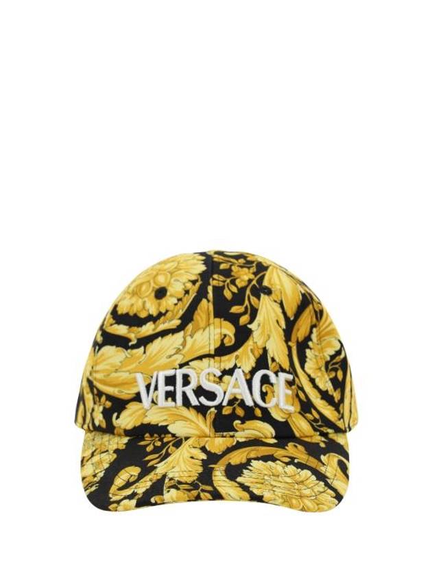 Barocco Logo Ball Cap Yellow - VERSACE - BALAAN 1