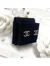 3D Crystal CC Logo Silver Earrings ABE835 - CHANEL - BALAAN 2