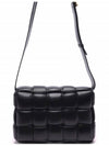 Gold Hardware Padded Cassette Cross Bag Black - BOTTEGA VENETA - BALAAN 5