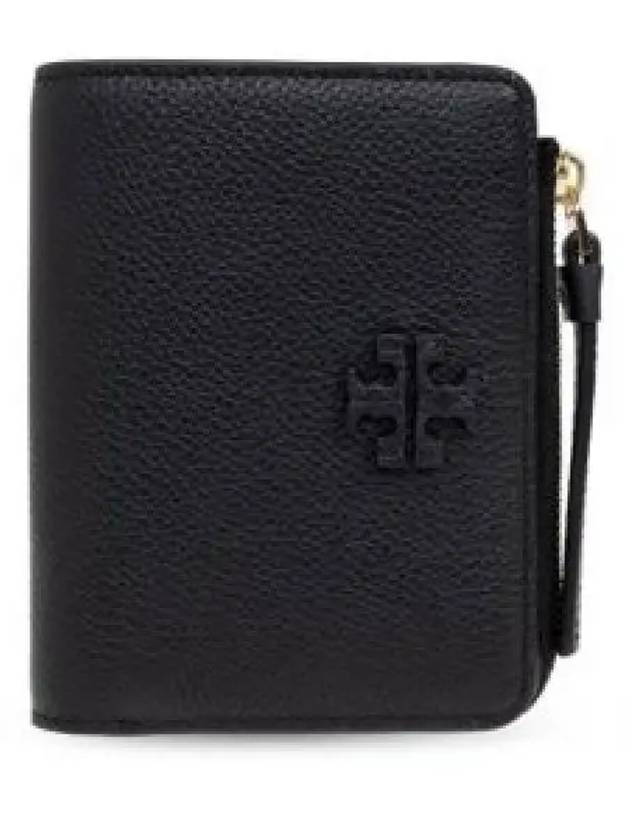 Mcgraw Half Wallet Black - TORY BURCH - BALAAN 2