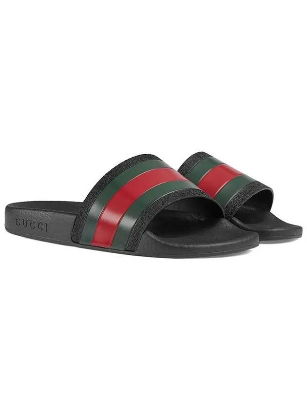 Kids Web Slide Slippers 503220 GIB10 1098 - GUCCI - BALAAN 3