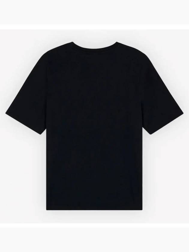 Speedy Fox Patch Comfort Short Sleeve T Shirt Black - MAISON KITSUNE - BALAAN 3