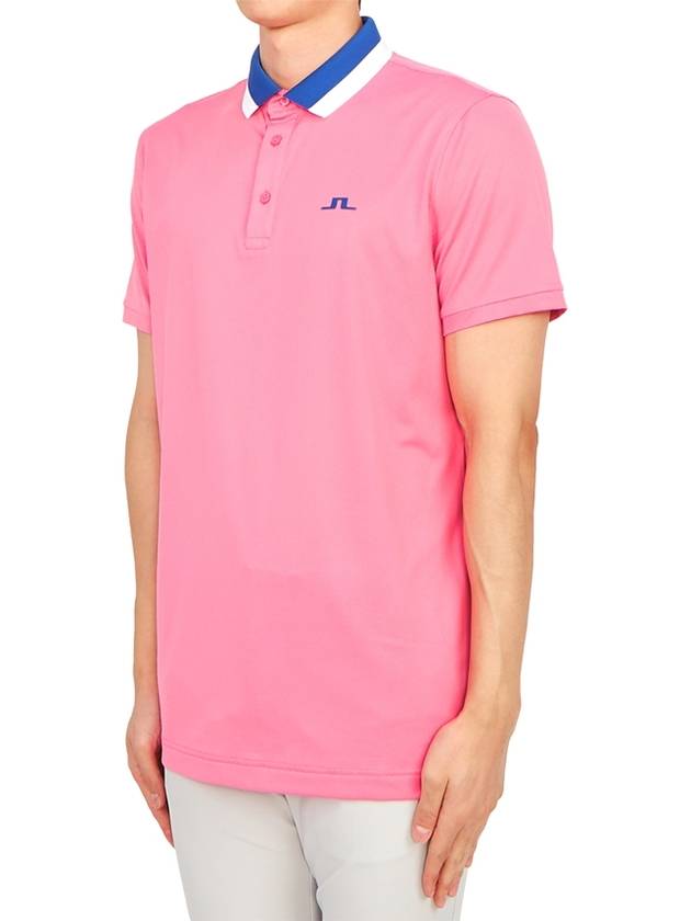 Golf Wear Benji Men s Collar Short Sleeve T Shirt GMJT08409 S098 - J.LINDEBERG - BALAAN 3