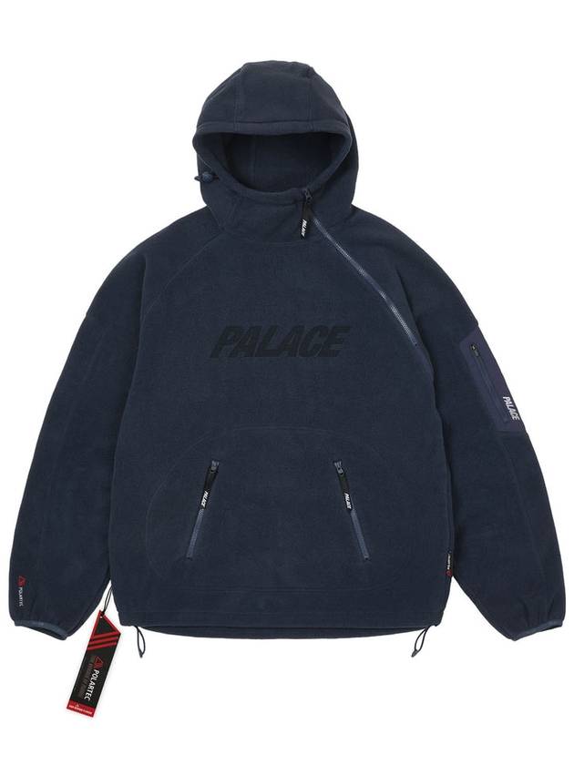 Polartec Venter Hood Jacket Navy - PALACE - BALAAN 1