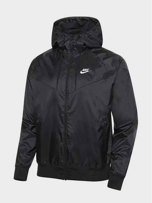 Sportswear Windrunner Hoodie Track Jacket Black - NIKE - BALAAN 3