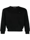 Men's Crewneck Sweatshirt Black - ACNE STUDIOS - BALAAN 3