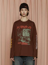 Band Long Sleeve T-Shirt Brown - UNALLOYED - BALAAN 2