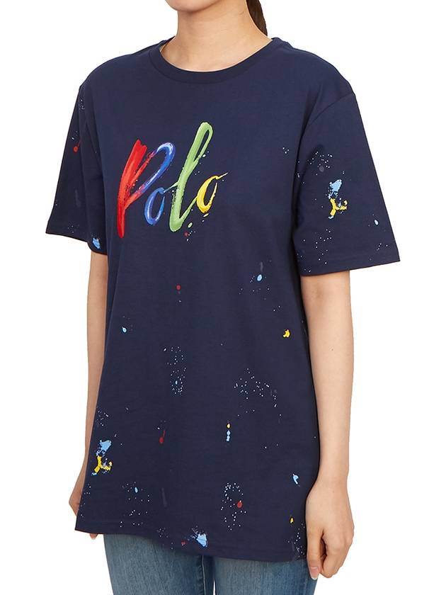 Kids short sleeved t shirt 323926243001 NAVY Adult wearable - POLO RALPH LAUREN - BALAAN 2