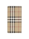 Check Pattern Bifold Long Wallet Beige - BURBERRY - BALAAN 1