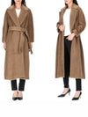 Double Breasted Oversized Coat Brown - MAX MARA - BALAAN 2