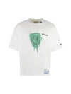 Smiley Face Cotton Short Sleeve T-shirt White - MAISON MIHARA YASUHIRO - BALAAN 2