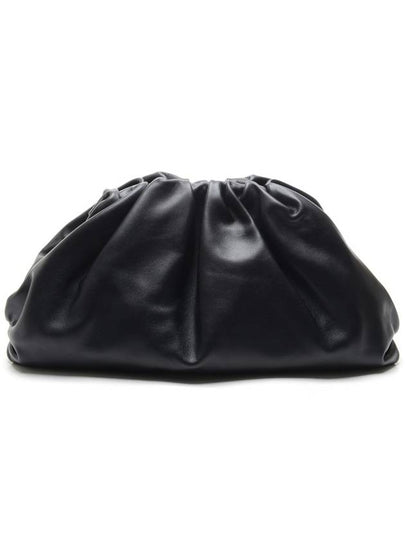 Nappa Pouch Dumpling Clutch Bag Black - BOTTEGA VENETA - BALAAN 2