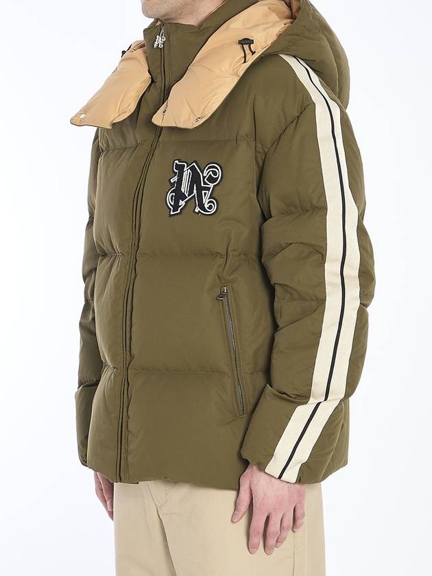 Track Monogram Puffer Jacket - PALM ANGELS - BALAAN 2