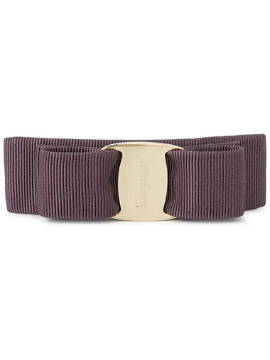 Vara Bow Hair Clip Purple - SALVATORE FERRAGAMO - BALAAN 1