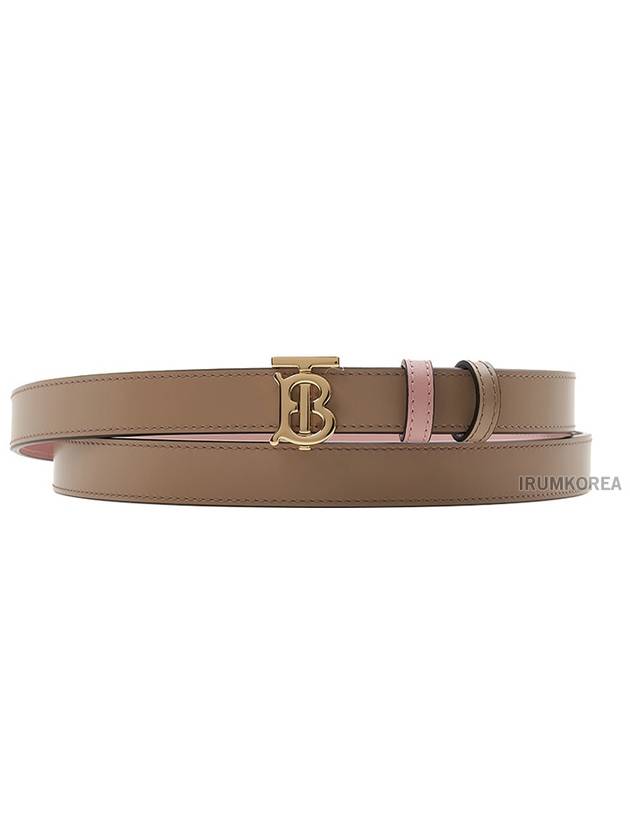 24 ss OAT Beige DUSKY Pink Leather Belt 8066050A1435 B0481005203 - BURBERRY - BALAAN 2