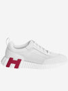 Bouncing Mesh Low Top Sneakers Blanc White - HERMES - BALAAN 3