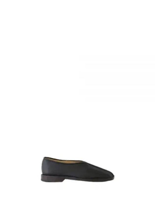 Square Toe Flat Five Loafer Black - LEMAIRE - BALAAN 2