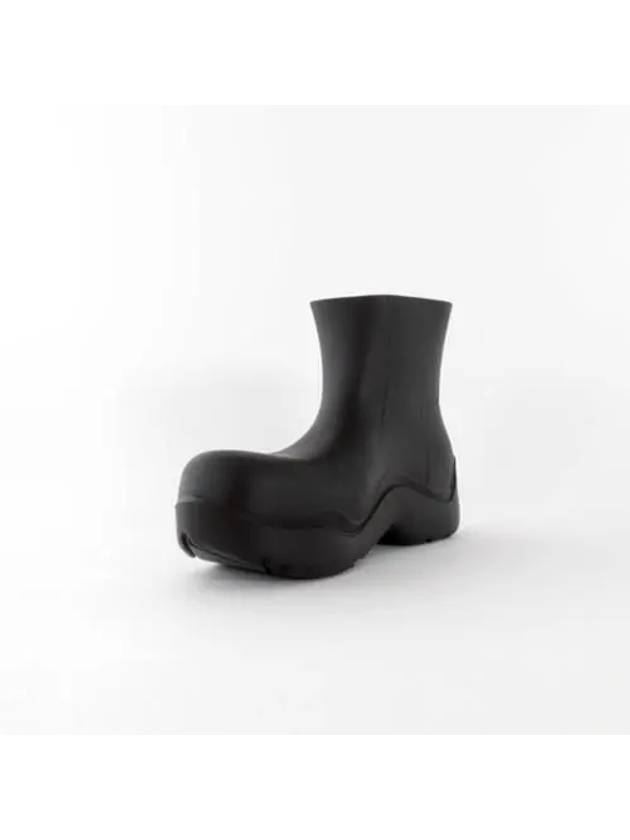 Puddle Rubber Ankle Rain Boots Fondente - BOTTEGA VENETA - BALAAN 3