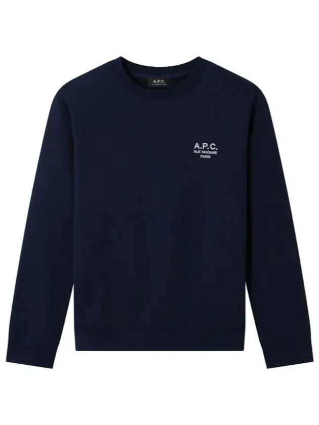 Rider Chest Small Logo Sweatshirt Navy - A.P.C. - BALAAN 2