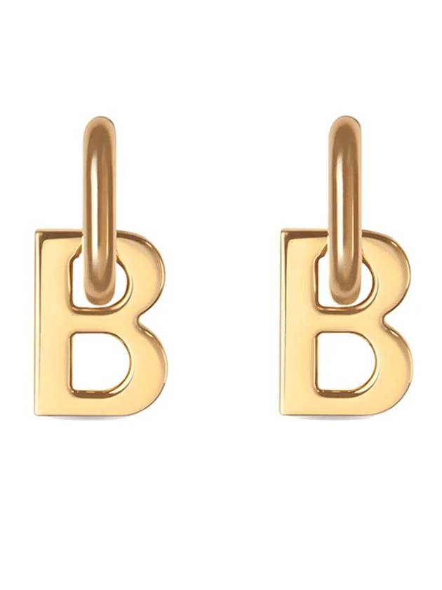 B Earrings Gold - BALENCIAGA - BALAAN 1