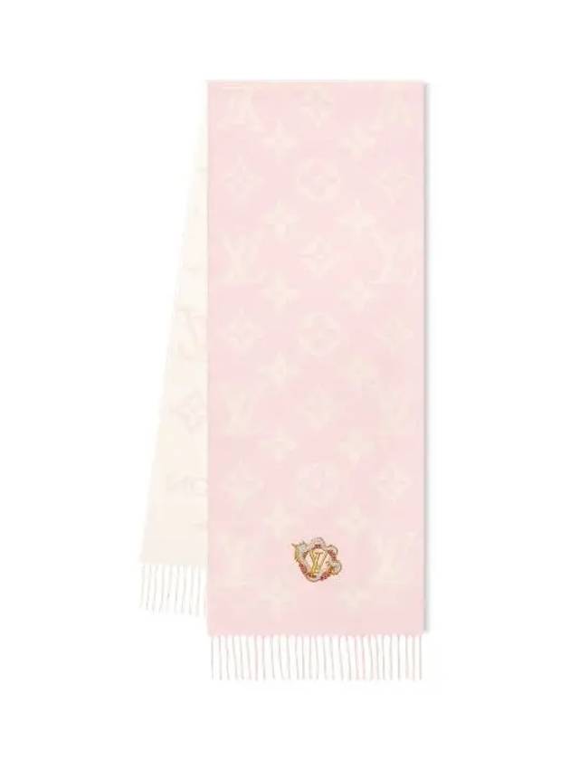 Precious Dragon LV Essential Scarf Pink - LOUIS VUITTON - BALAAN 4