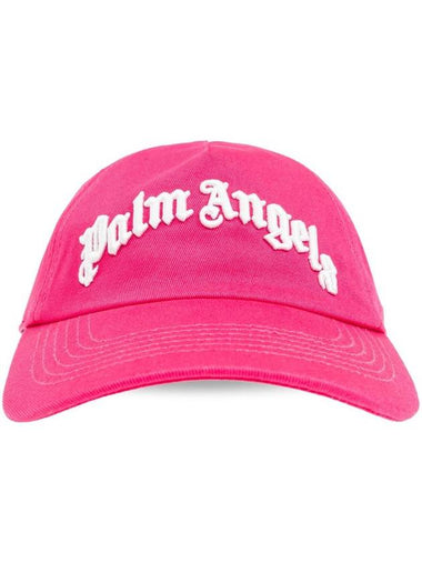 Palm Angels Logo-Appliqué Cap - PALM ANGELS - BALAAN 1