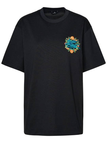 Etro T-Shirt With Pegasus Embroidery - ETRO - BALAAN 1