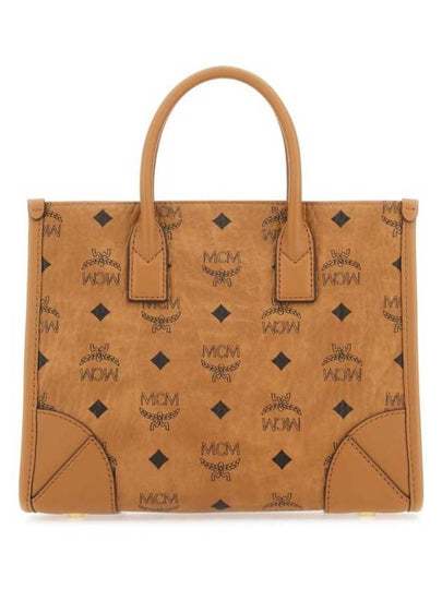 Munchen Visetos Tote Bag Brown - MCM - BALAAN 2