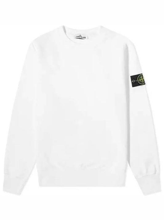 Wappen Patch Crew Neck Sweatshirt White - STONE ISLAND - BALAAN 2