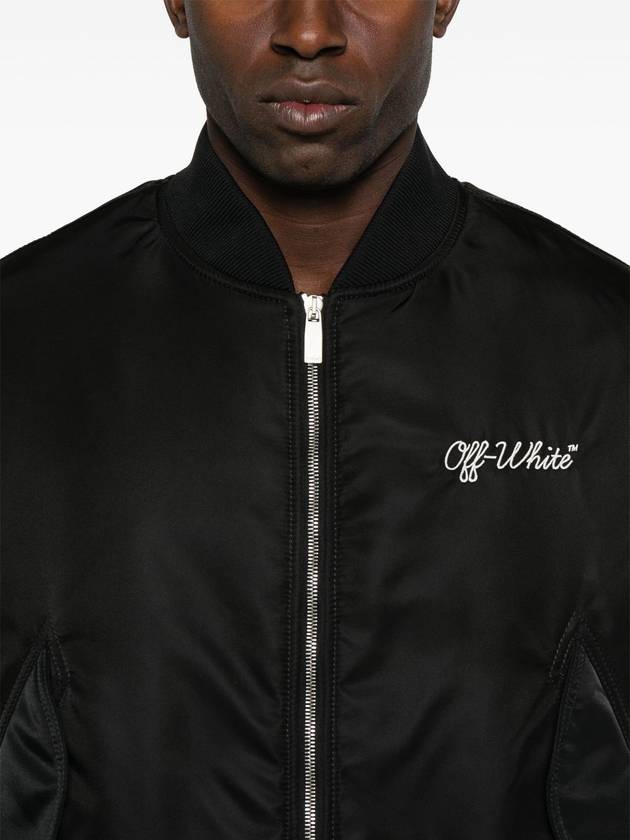 Script NYL bomber jacket - OFF WHITE - BALAAN 5